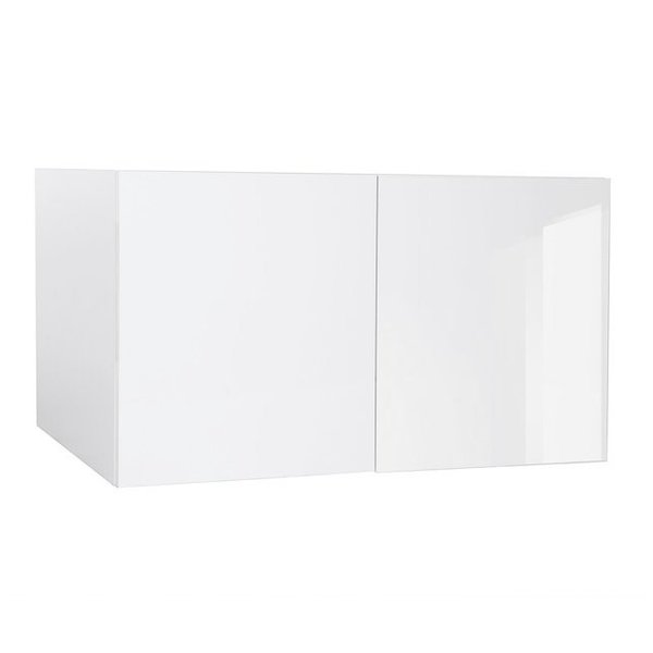 Cambridge Quick Assemble Modern Style, White Gloss 36 x 18 in. Wall Bridge Kitchen Cabinet (36 in. W x 12 in. D x 18 in. H) SA-WU3618-WG
